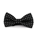 Nœud Papillon Noir à Pois Blancs