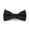 Nœud Papillon Noir à Pois Carrés