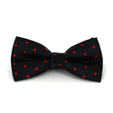 Nœud Papillon noir à pois rouges