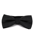 Nœud Papillon noir à pois et carreaux