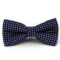 Nœud Papillon pour enfants bleu marine à pois