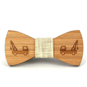 Nœud Papillon Enfants Bambou Camion-Grue