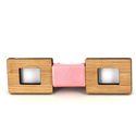 Nœud Papillon Enfants Carré Creux en Bambou