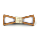 Nœud Papillon Enfants en Bambou Triangulaire Creux