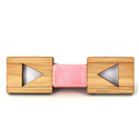Nœud Papillon Enfants en Bambou Triangle Creux