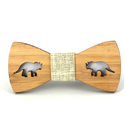 Nœud Papillon Enfants Bambou Creux Tricératops