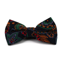 Nœud Papillon Paisley Bleu Foncé