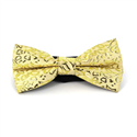 Nœud Papillon Paisley Jaune Brillant