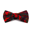 Nœud Papillon Paisley Rouge