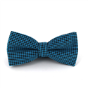 Nœud Papillon Pied-de-poule Bleu et Noir