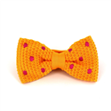 Nœud Papillon à pois jaune en point magenta