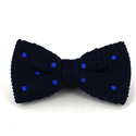 Nœud Papillon à pois bleu marine