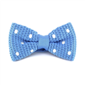 Nœud Papillon à pois blancs en point bleu