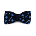 Nœud Papillon en point de formes géométriques bleu