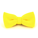 Nœud Papillon en point lisse jaune
