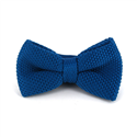Nœud Papillon en point lisse bleu cobalt