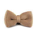 Nœud Papillon en point uni beige