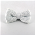 Nœud Papillon en point lisse blanc