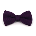 Nœud Papillon en point lisse violet