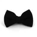 Nœud Papillon en point noir uni