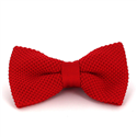 Nœud Papillon en point lisse rouge