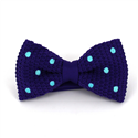 Nœud Papillon à pois violet et turquoise