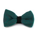 Nœud Papillon à pois noir et turquoise