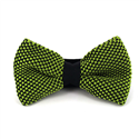 Nœud Papillon à pois noir et vert