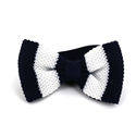 Nœud Papillon à pois rayé bleu et blanc