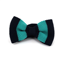 Nœud Papillon à rayures bleues et turquoise