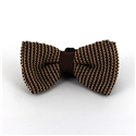 Nœud Papillon à pois marron et beige