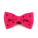 Nœud Papillon à pois rose avec des pois rouges
