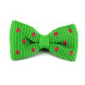 Nœud Papillon à pois vert point magenta