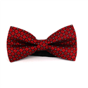 Nœud Papillon rouge à carreaux et pois