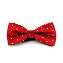 Nœud Papillon rouge à pois blancs