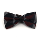 Nœud Papillon triangles marron et cuir