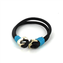 Bracelet en cuir avec ancre