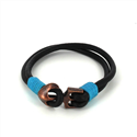 Bracelet en cuir avec ancre