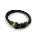 Bracelet en cuir avec ancre