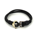 Bracelet en cuir avec ancre