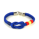 Bracelet Nœud Bleu avec Drapeau Espagnol