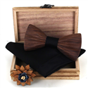 Ensemble Nœud Papillon en Bois