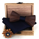 Ensemble Nœud Papillon en Bois