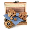 Ensemble Nœud Papillon en Bois