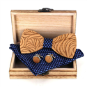 Ensemble Nœud Papillon en Bois