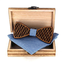 Ensemble Nœud Papillon en Bois