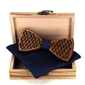 Ensemble Nœud Papillon en Bois
