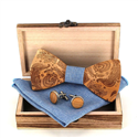 Ensemble Nœud Papillon en Bois