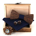 Ensemble Nœud Papillon en Bois