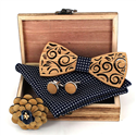 Ensemble Nœud Papillon en Bois